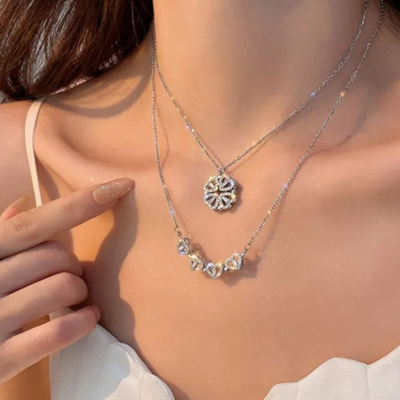 Collar Trébol 2 en 1 | Un Dije, Dos Joyas