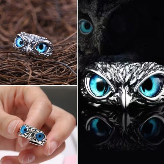 Anillo Búho | Sabiduría y Misterio en un Diseño Único