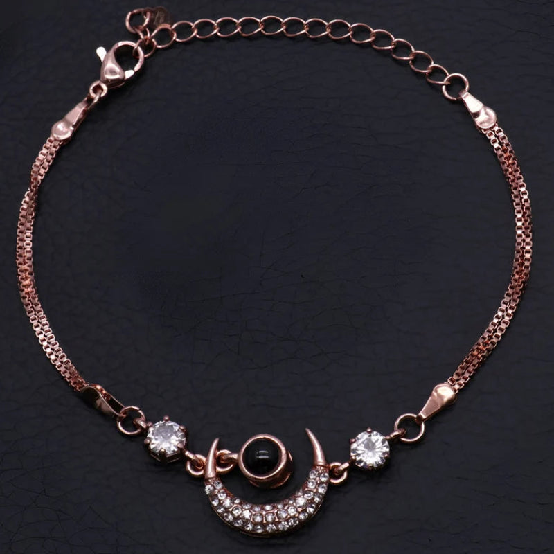 Pulsera Luna | "Te Amo" en 100 Idiomas para Llevar el Amor a Todas Partes